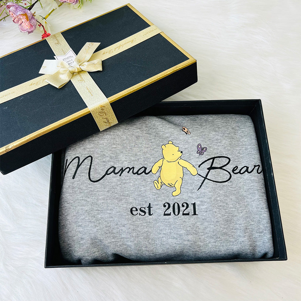 Personalisiertes Mama Bear Sweatshirt - Einzigartiges Geschenk für Mama