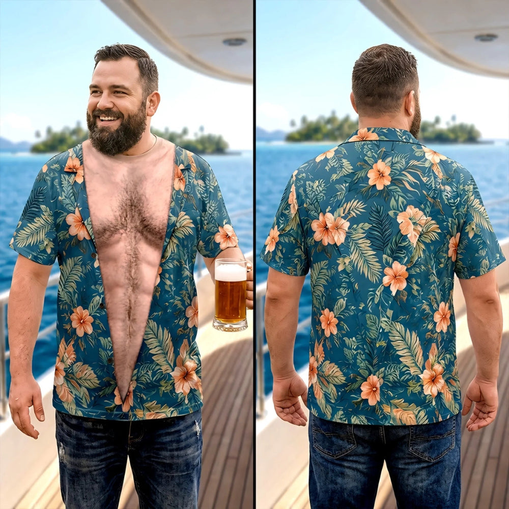 Männer zu heiß, um lustiges T-Shirt zu handhaben - personalisiertes Sommerurlaubsgeschenk für ihn