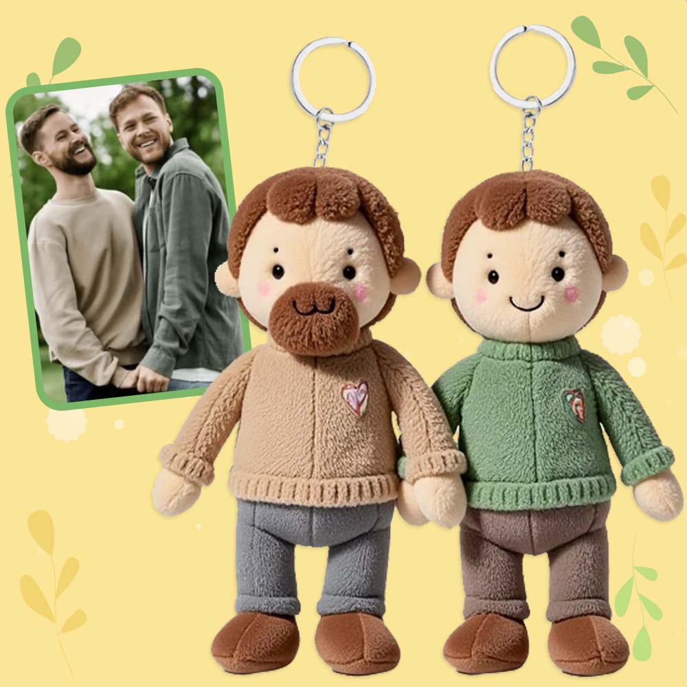 Personalisierter Mama Foto PlüschPuppe Schlüsselanhänger, Geschenk für Sie