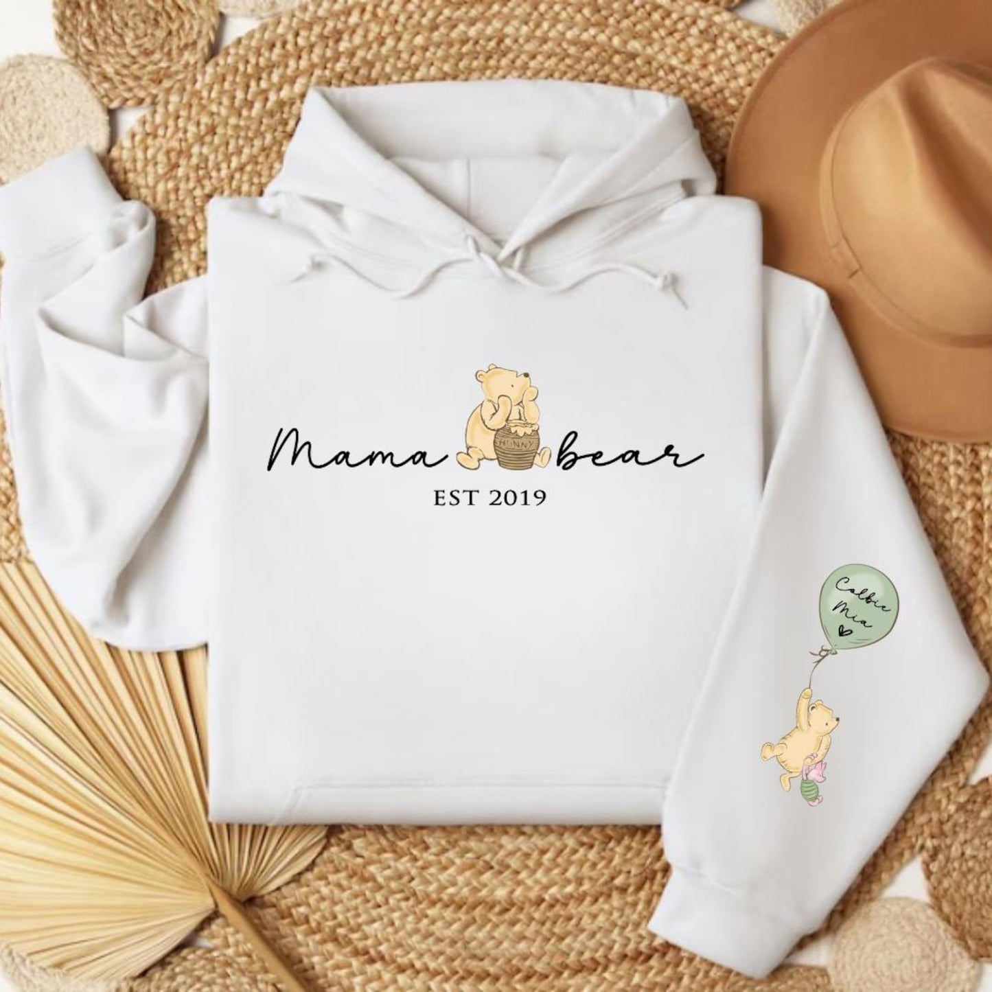 Mama Est. Sweatshirt mit Kindernamen - Anpassbares Muttertags-Shirt