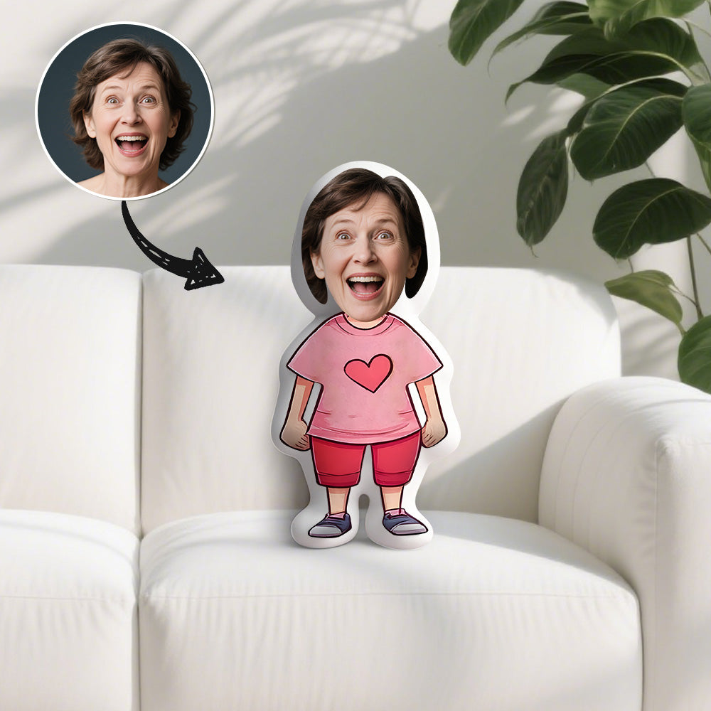 Individuelles Fotokissen in Herzform – Weiches Dekokissen aus Polyester, romantisches Geschenk zum Valentinstag, zur Hochzeit, zum Jahrestag, zum Geburtstag