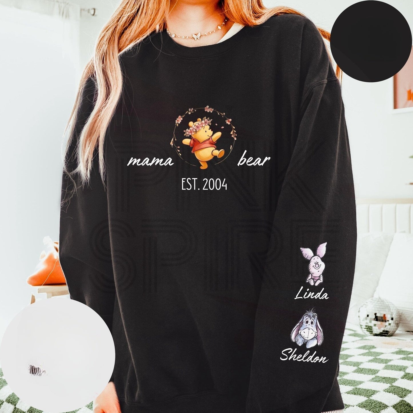 Custom Mama Bear Sweatshirt - Personalisiertes Geschenk für Mama