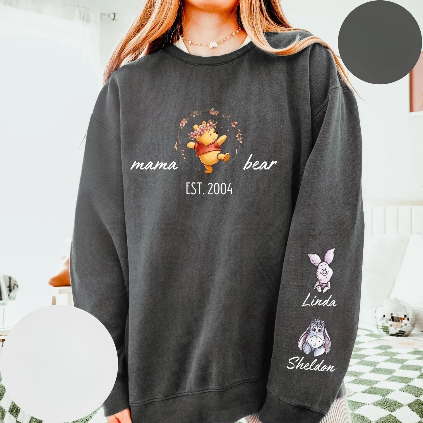 Custom Mama Bear Sweatshirt - Personalisiertes Geschenk für Mama