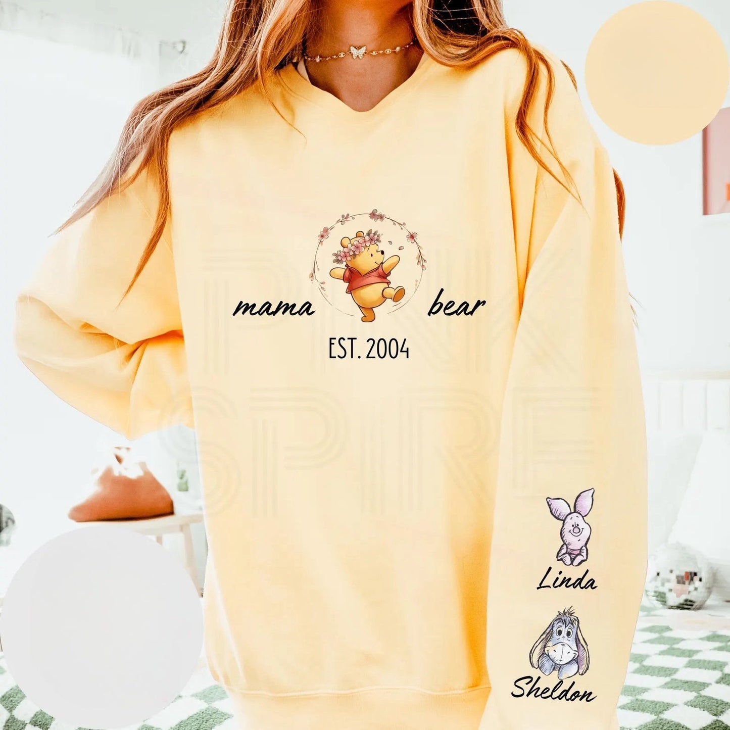 Custom Mama Bear Sweatshirt - Personalisiertes Geschenk für Mama