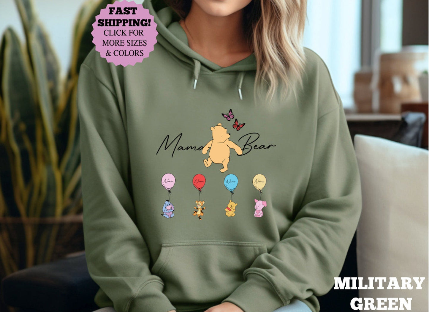 Custom Mama Est. Sweatshirt mit Kindernamen - Einzigartiges Geschenk für Mama