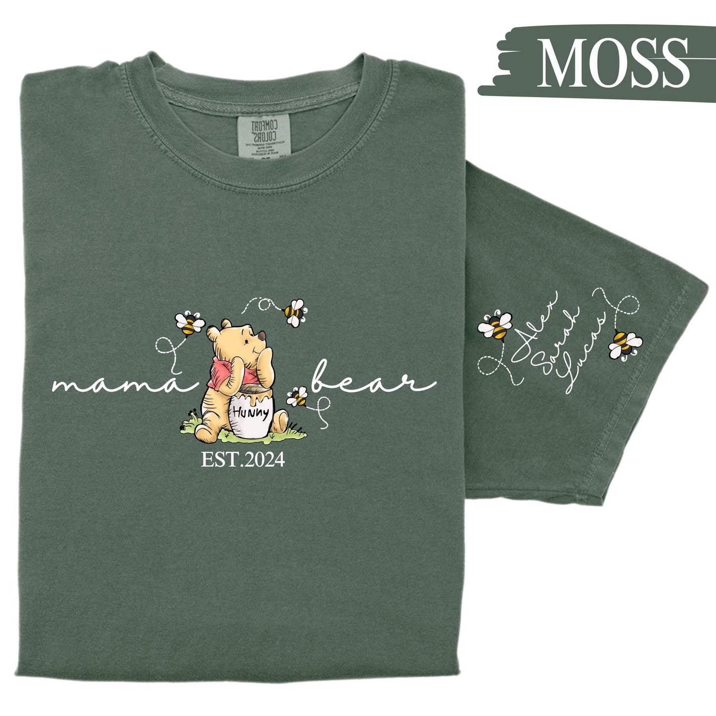 Mama Bear Sweatshirt mit Kindernamen - Einzigartiges Muttertagsgeschenk