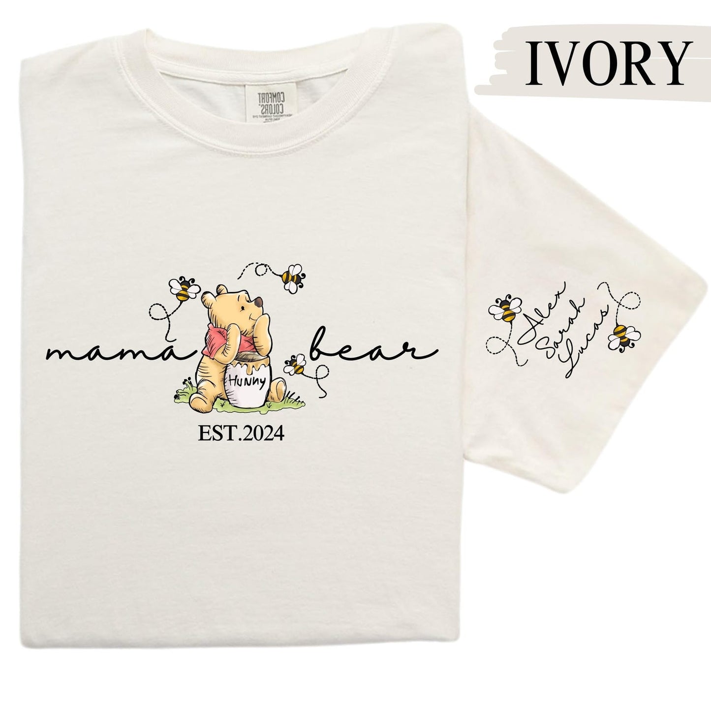 Mama Bear Sweatshirt mit Kindernamen - Einzigartiges Muttertagsgeschenk