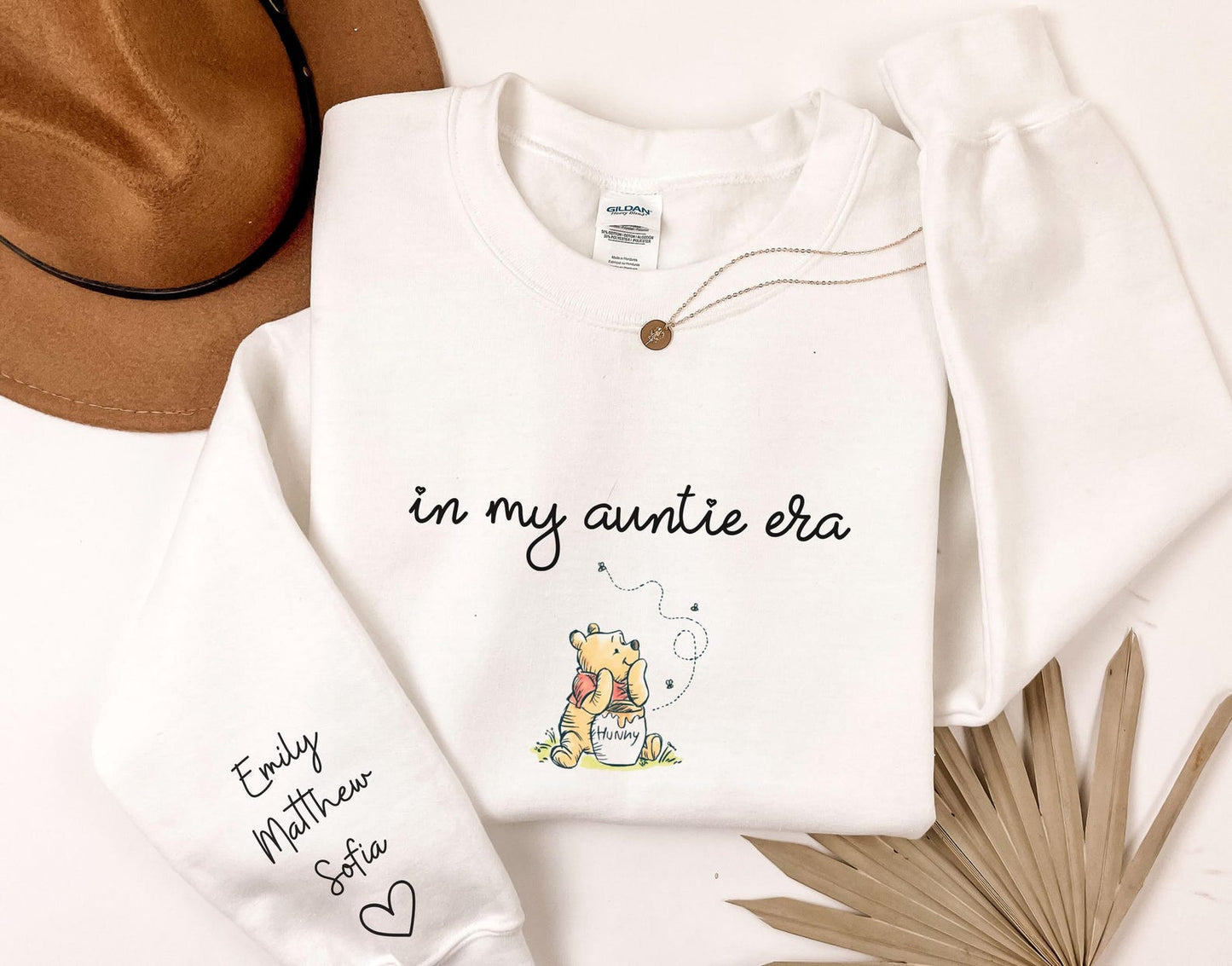 Mama Bear Sweatshirt mit Ärmelnamen - Perfektes Muttertagsgeschenk