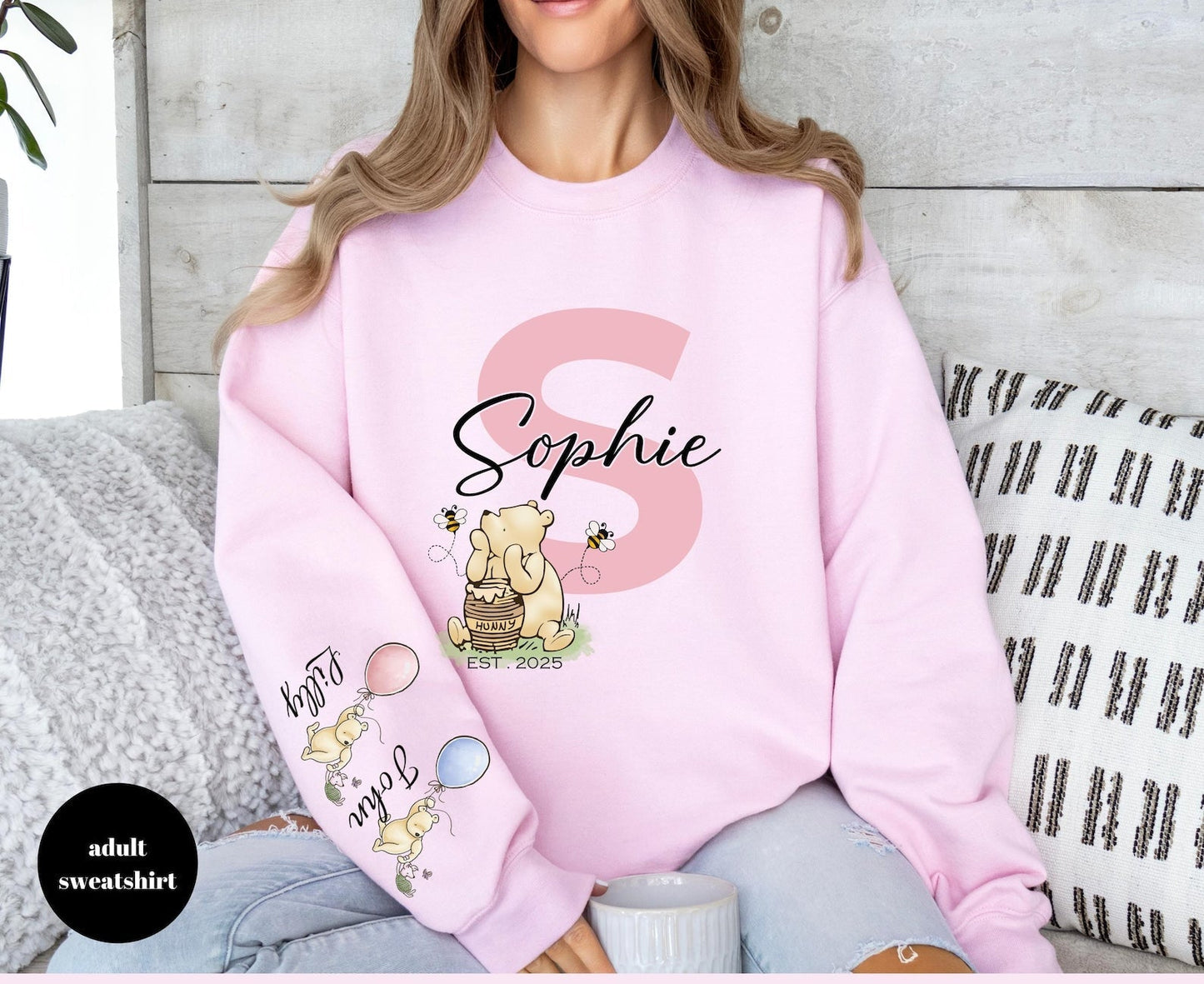 Personalisiertes Mama Est. Sweatshirt - Anpassbares Muttertags-Hoodie