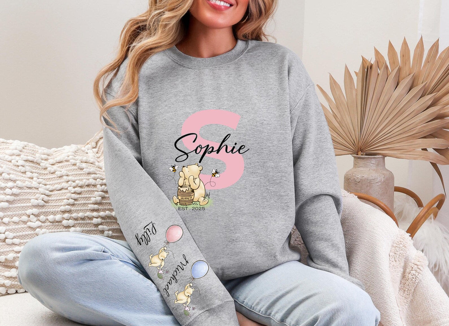 Personalisiertes Mama Est. Sweatshirt - Anpassbares Muttertags-Hoodie