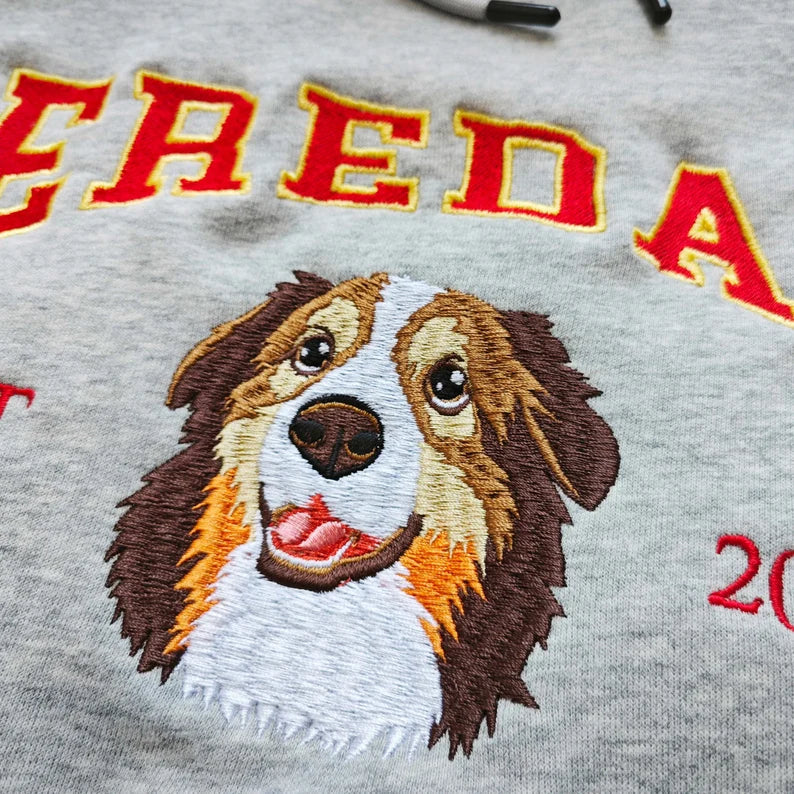 Hoodie Hund Personalisiert Einzigartige, maßgeschneiderte Tierporträts Gestalten Sie Ihr eigenes Haustier-Design