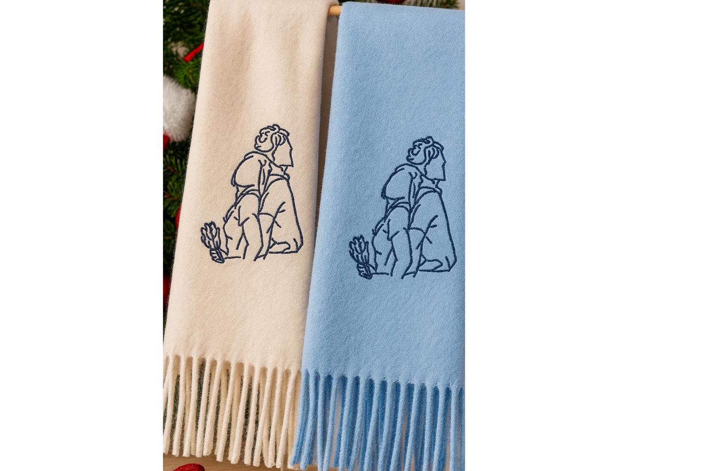 Personalisierter Schal mit Gesicht oder Namen – Wärmendes Erinnerungsstück für den Winter