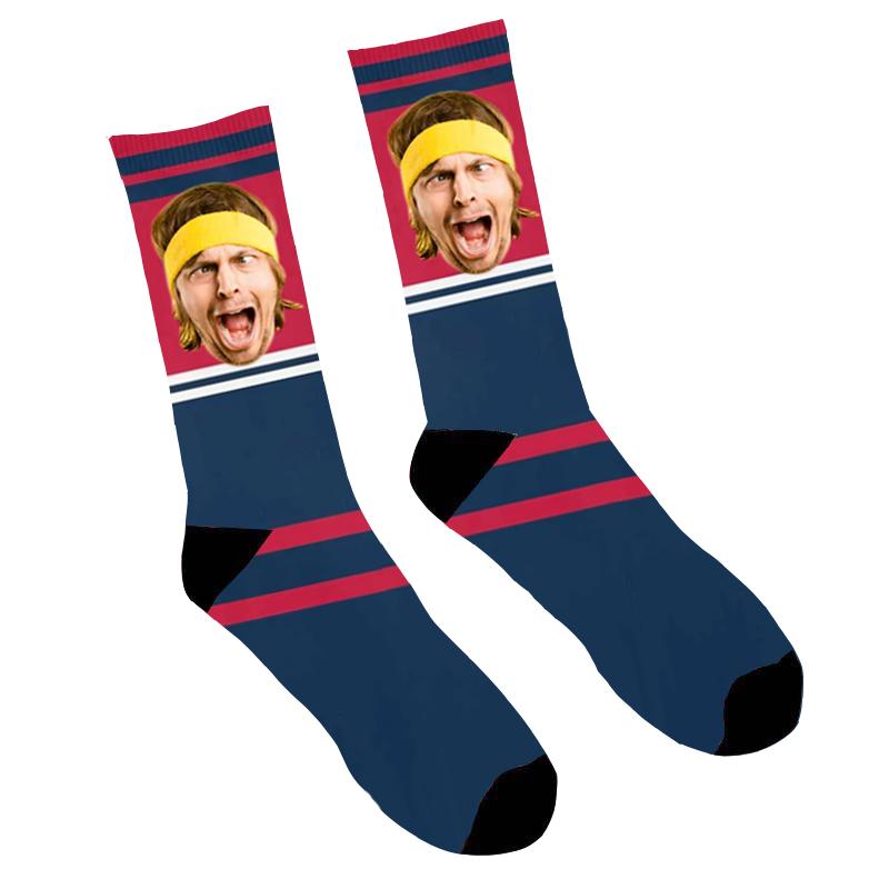 Custom Face Socks Funny Face - Make Custom Gifts