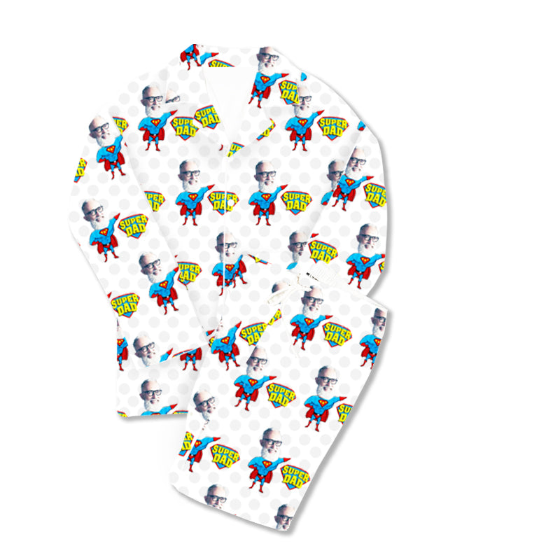 Vatertags-kundenspezifischer Foto-Pyjama Supervater