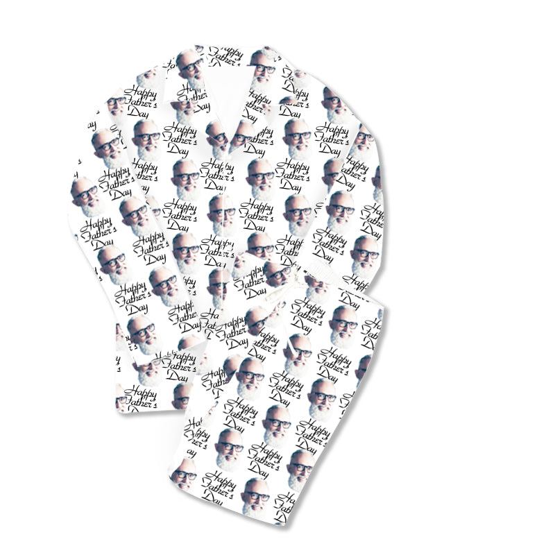 Kundenspezifischer Foto-Pyjama Happy Fathday¡®s Day