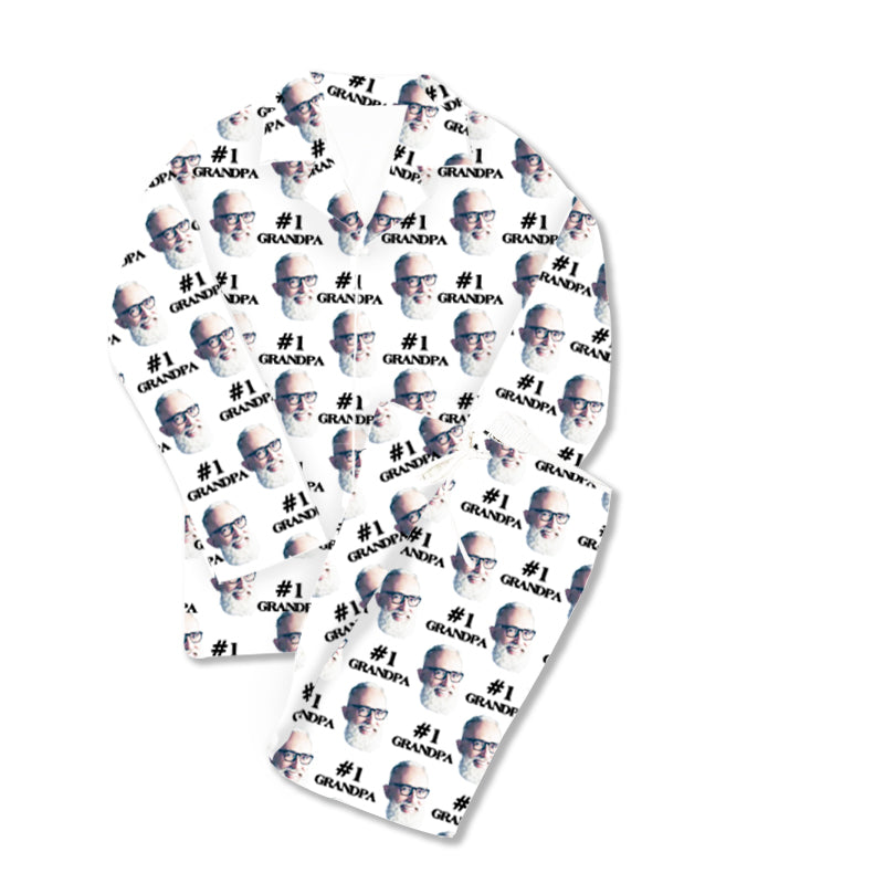 Kundenspezifischer Foto-Pyjama #1 Großvater