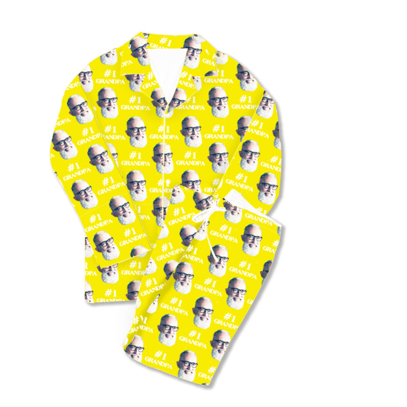 Kundenspezifischer Foto-Pyjama #1 Großvater