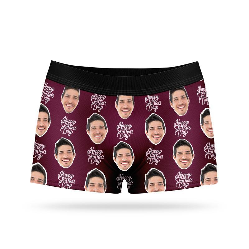 Custom Face Boxers - Happy Father's Day - Make Custom Gifts