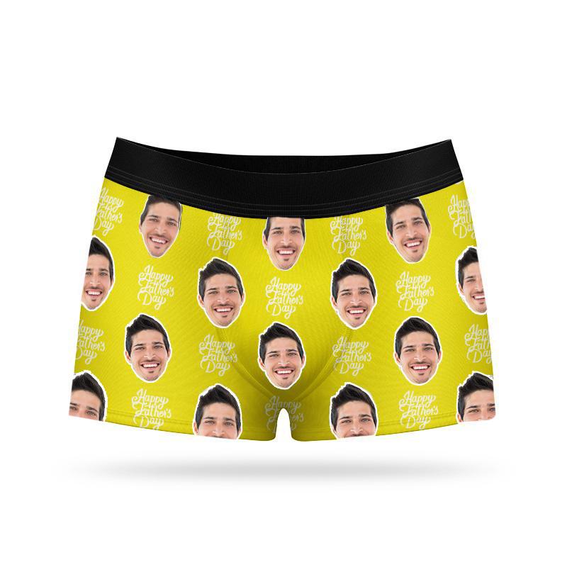 Custom Face Boxers - Happy Father's Day - Make Custom Gifts