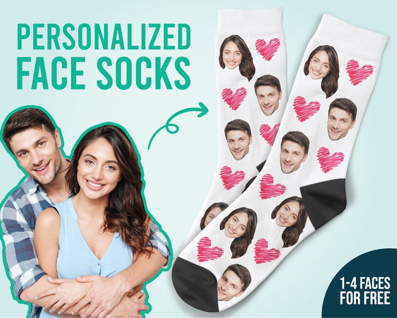 Einzigartiges Valentinstagsgeschenk für ihn. Individuelles Gesicht