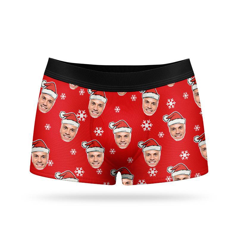 Custom Face Boxers - Santa - Make Custom Gifts