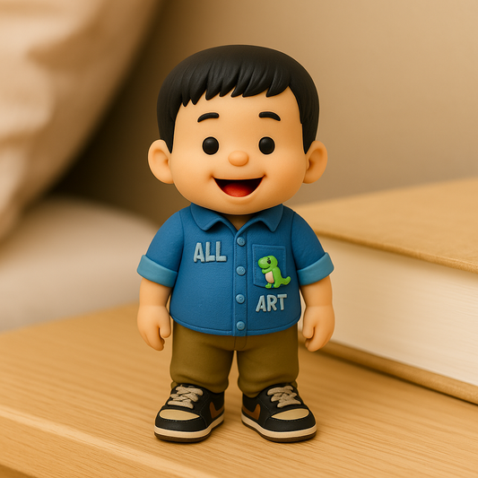 Personalisiertes 3D-Hochzeitsgeschenk - Brautpaar-Figur mit Gravur