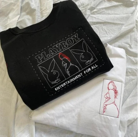 Personalisierter Partner-Hoodie mit Liebesstickerei – Einzigartiges Erinnerungsstück für besondere Tage