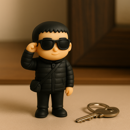 Personalisierte 3D-Schlüsselband & Miniaturfigur - Dein Moment, verewigt in detailreicher Miniatur