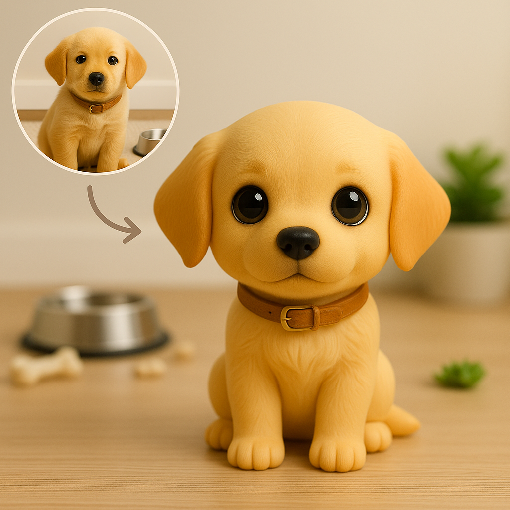 Personalisierte 3D-Fashion-Figur aus Foto – Einzigartiges Geschenk für stilvolle Jungen und Männer