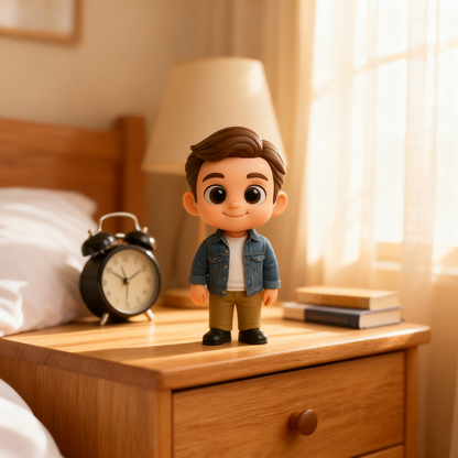 Personalisierte 3D-Fashion-Figur aus Foto – Einzigartiges Geschenk für stilvolle Jungen und Männer