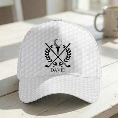 Personalisierte klassische Cap im Golf-inspirierten Monogramm-Stil – Ein einzigartiger Sonnenschutz für jeden Tag: das ideale Geschenk für ihn