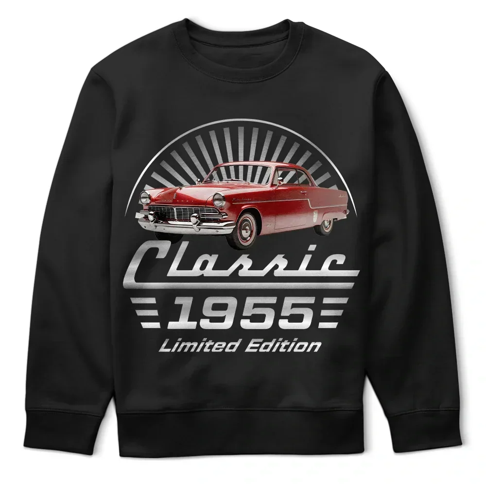 Personalisiertes klassisches T-Shirt mit individuellem Auto-Foto – ein einzigartiges Geschenk für Väter und Autoliebhaber