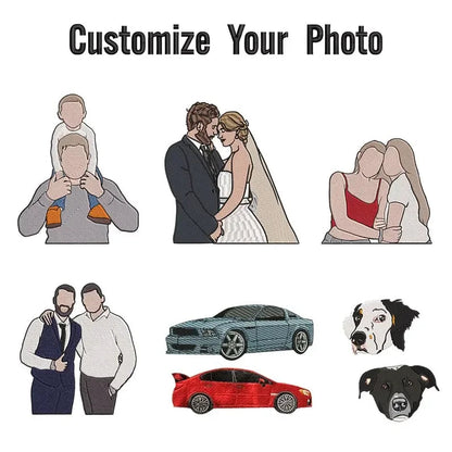 Mit Filzherz bestickte Partner-Hoodies – personalisierbar & perfekt für den Valentinstag