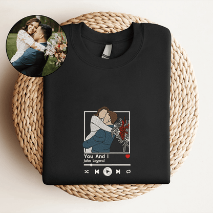 Valentinstag-Special: Bestickte Hoodies für Paare mit personalisierten Filzherzen