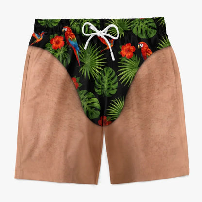 Benutzerdefinierte lustige Männer Schwimmhosen - personalisierte Sommerurlaub und Reisegeschenke für Männer - natürlich gut aussehen