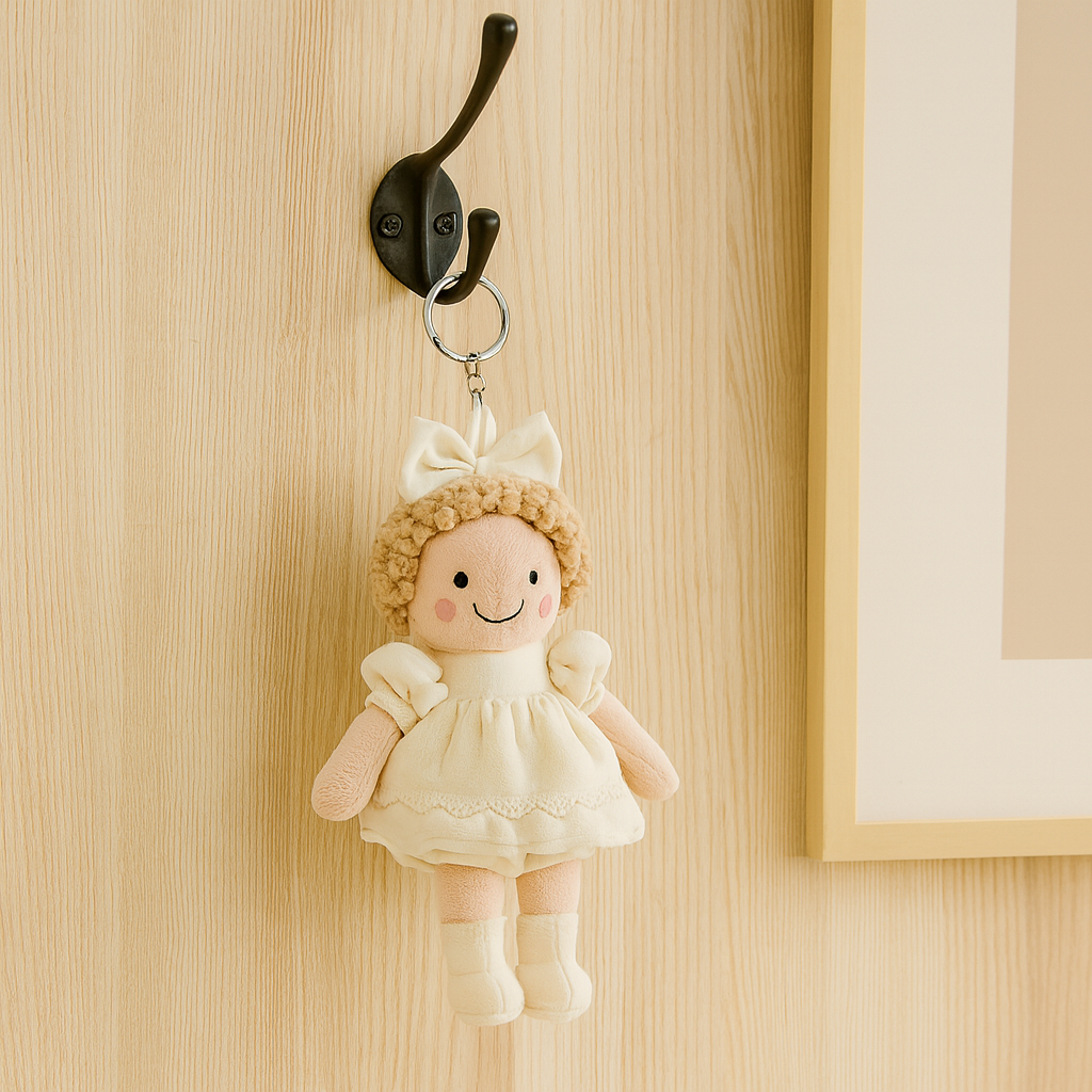 Personalisierter 3D-Plüschpuppen-Schlüsselanhänger/Kissen mit Babyfoto