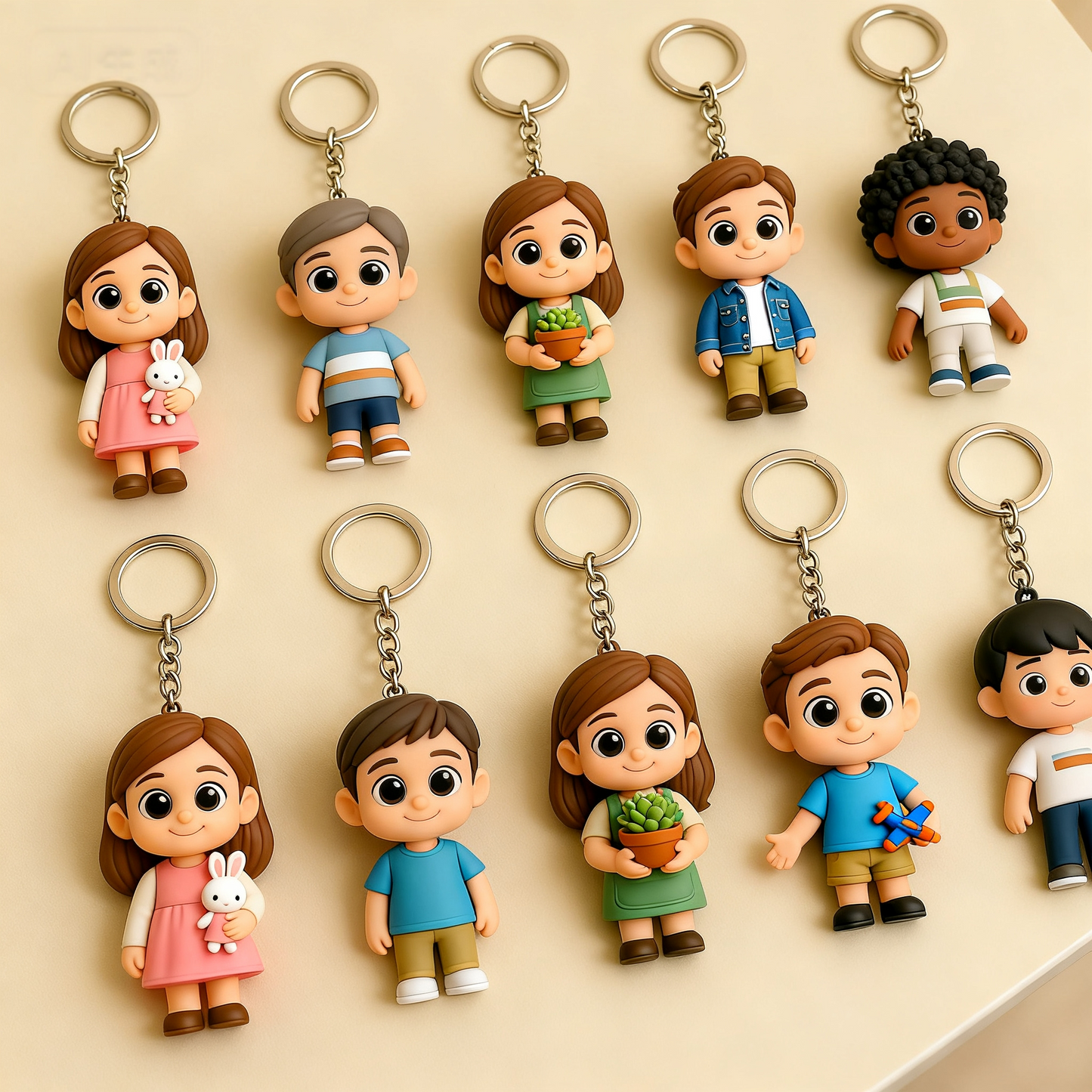 Personalisierter 3D-Schlüsselanhänger vom Foto – Individuelles Weihnachtsgeschenk für die Feiertage