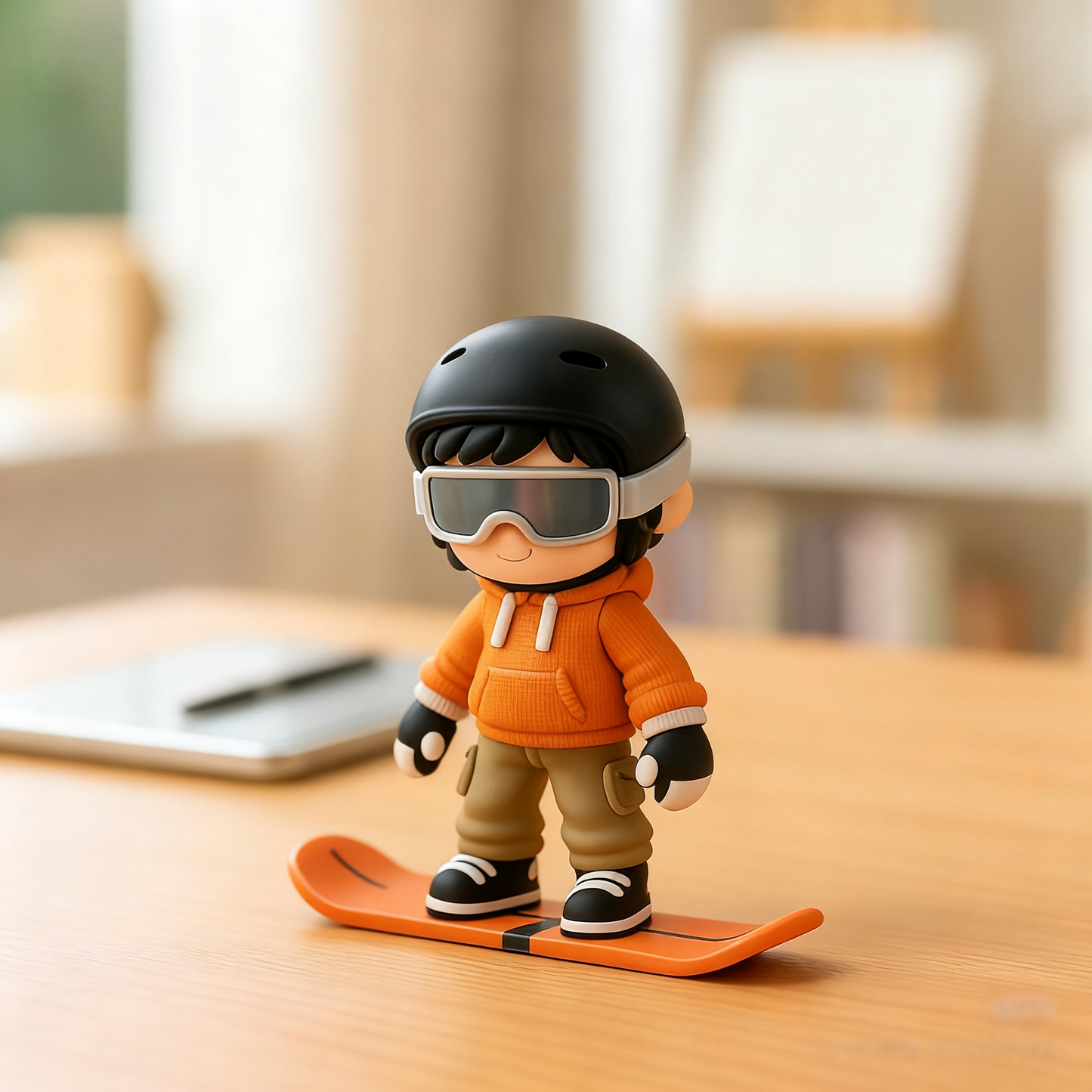 Personalisierte 3D-Actionfigur aus Foto – Niedliche Mädchenfigur | Individuelles 3D-Minifigur-Geschenk für Kinder