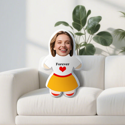 Individuelles Foto-Kissen in Herzform – Personalisiertes Plüschgeschenk für Männer und Frauen, ideal zum Valentinstag und zu Ostern