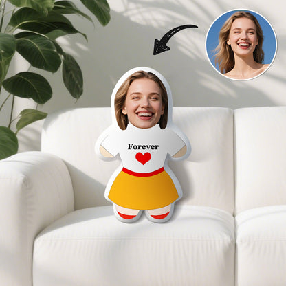 Individuelles Foto-Kissen in Herzform – Personalisiertes Plüschgeschenk für Männer und Frauen, ideal zum Valentinstag und zu Ostern