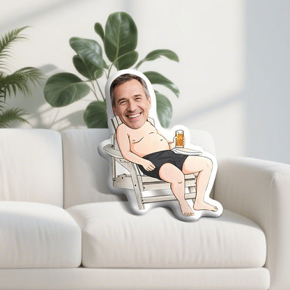 Foto Kissen-Aanpasbaar fotogezichtskussen - Aangepast foto gepersonaliseerd kussen voor bank, slaapkamer, autodecoratie