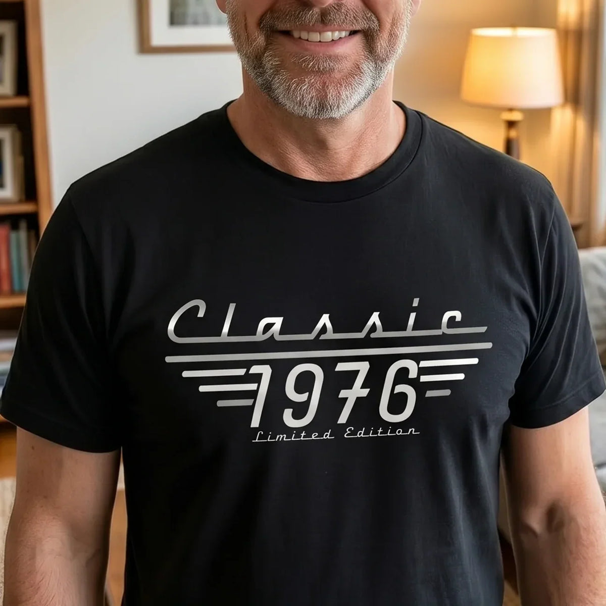 Personalisiertes klassisches T-Shirt im Vintage-Stil (Limited Edition) – ein einzigartiges Geschenk für Papa, Ehemann und Opa