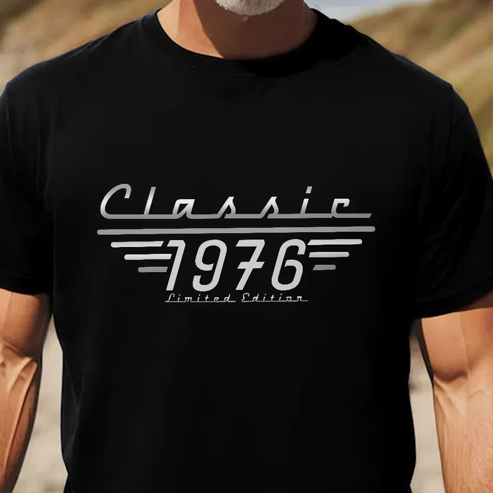 Personalisiertes klassisches T-Shirt im Vintage-Stil (Limited Edition) – ein einzigartiges Geschenk für Papa, Ehemann und Opa
