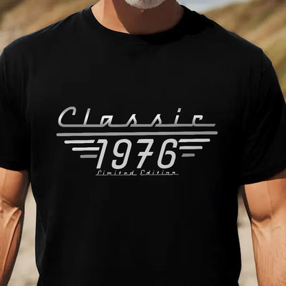 Personalisiertes klassisches T-Shirt im Vintage-Stil (Limited Edition) – ein einzigartiges Geschenk für Papa, Ehemann und Opa