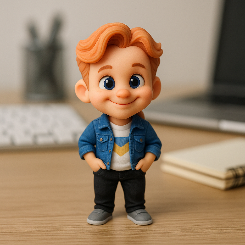 3D-Erinnerungsstück personalisiert - Handgefertigte Miniaturfigur mit emotionalem Wert