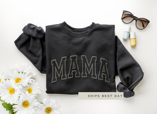 Mama Sweatshirt, Mama Est Sweatshirt, Muttertagsgeschenk, Coole Mama, Erstes Muttertagsgeschenk, personalisiertes Geschenk, Mama Life Shirt, Neues Mama Geschenk