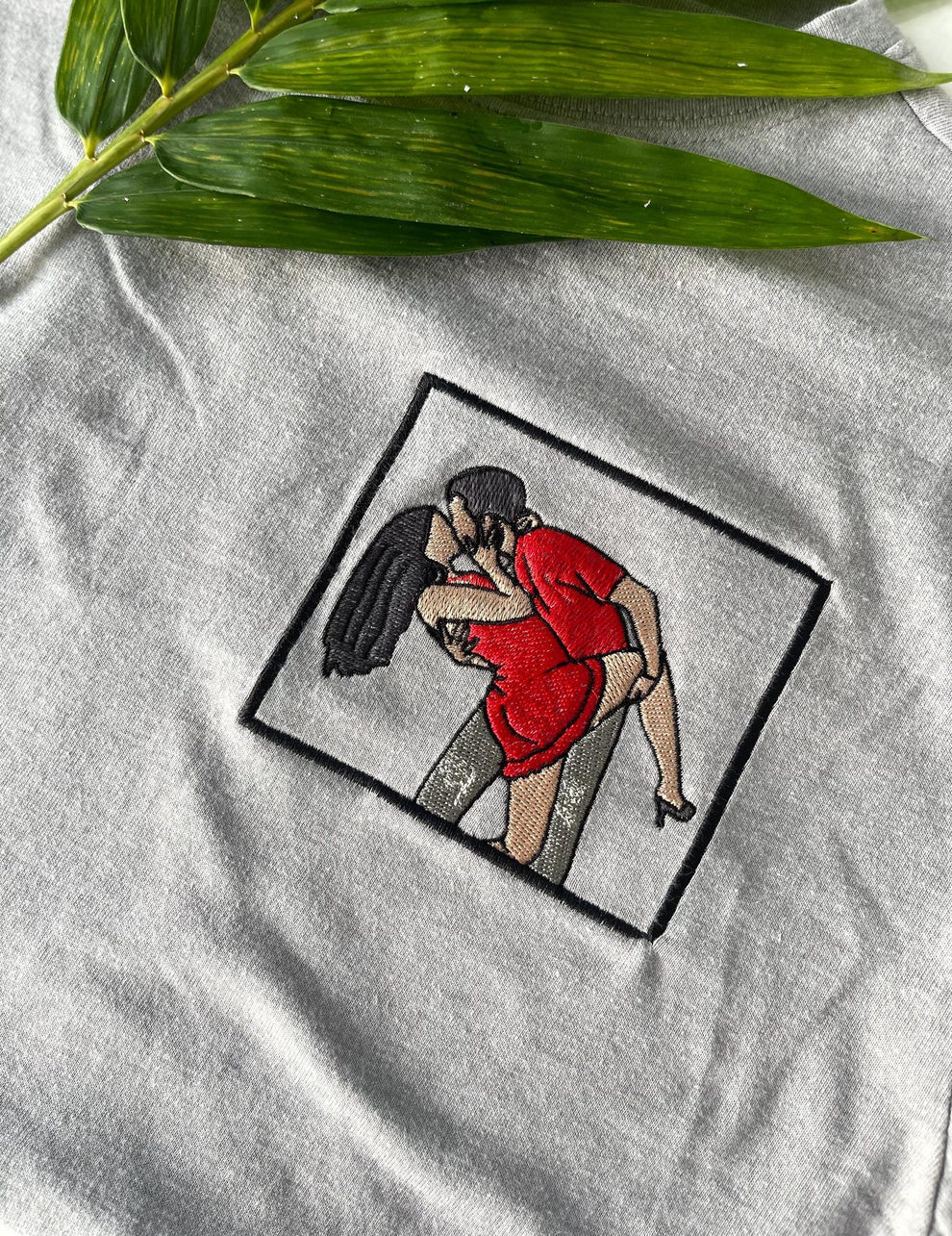 Individuell bestickter Hoodie mit Foto, personalisiertes Partner-Sweatshirt, romantische Partner-Bekleidung