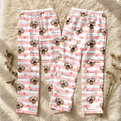 Schlafanzug mit individuellem Haustierfoto, personalisierte Nachtwäsche mit Haustiermotiv, Partner-Outfit für die ganze Familie, süßes Geschenk für Haustierliebhaber, individuelles Pyjama-Set