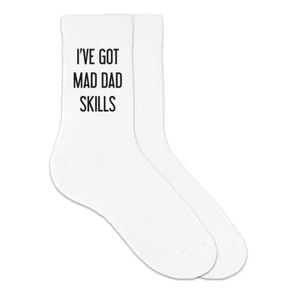 Vatertagsgeschenk, lustige Papa-Socken, Baumwollsocken – ein witziges Geschenk für Papa, Opa oder Stiefvater, Geschenke für Papa von den Kindern