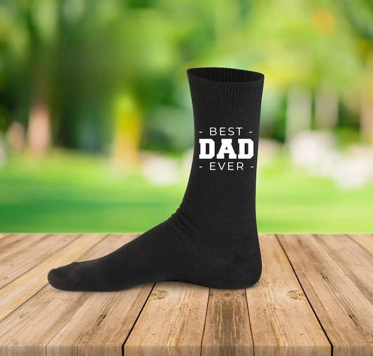 Personalisierte Socken mit Wunschtext – Perfekt für Papa, Opa oder Partner